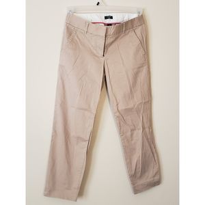 Women's J.Crew Stretch, City Fit, W24/L25 1/4 Khaki